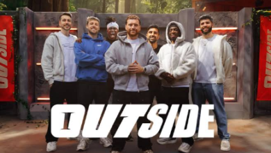 Outside